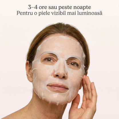 4× măști hidratante cu bio-colagen