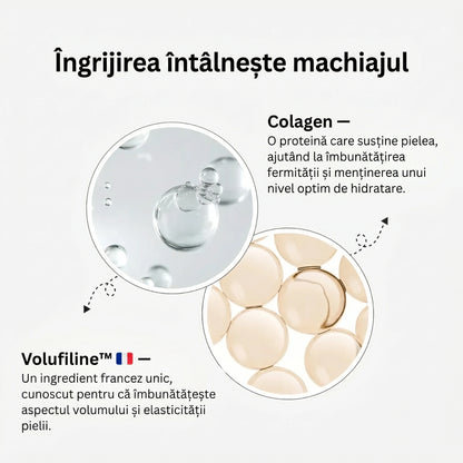 Fond de ten 2-în-1 care se adaptează pielii